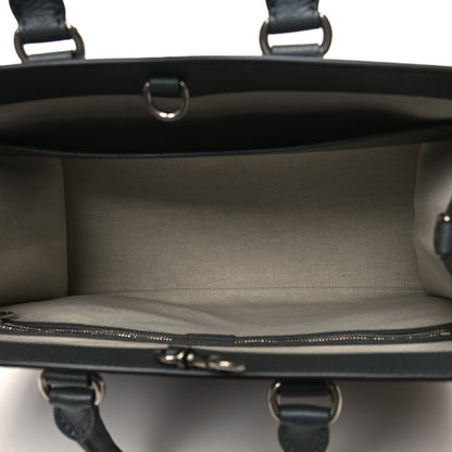 Gucci GG Supreme Monogram Textured Dollar Calfskin Large Ophidia Tote Bag Grey Black Graphite Grey 5 of 10