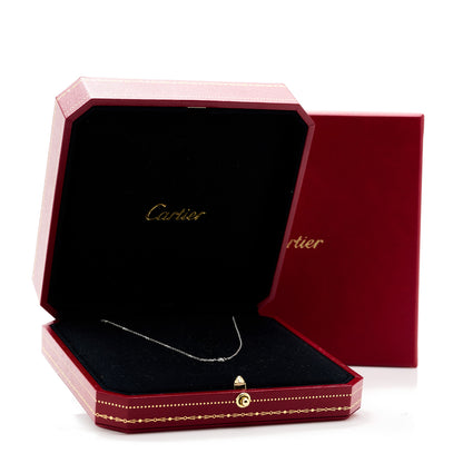 Cartier 18K White Gold Diamond XS D'Amour Pendant Necklace 5 of 5