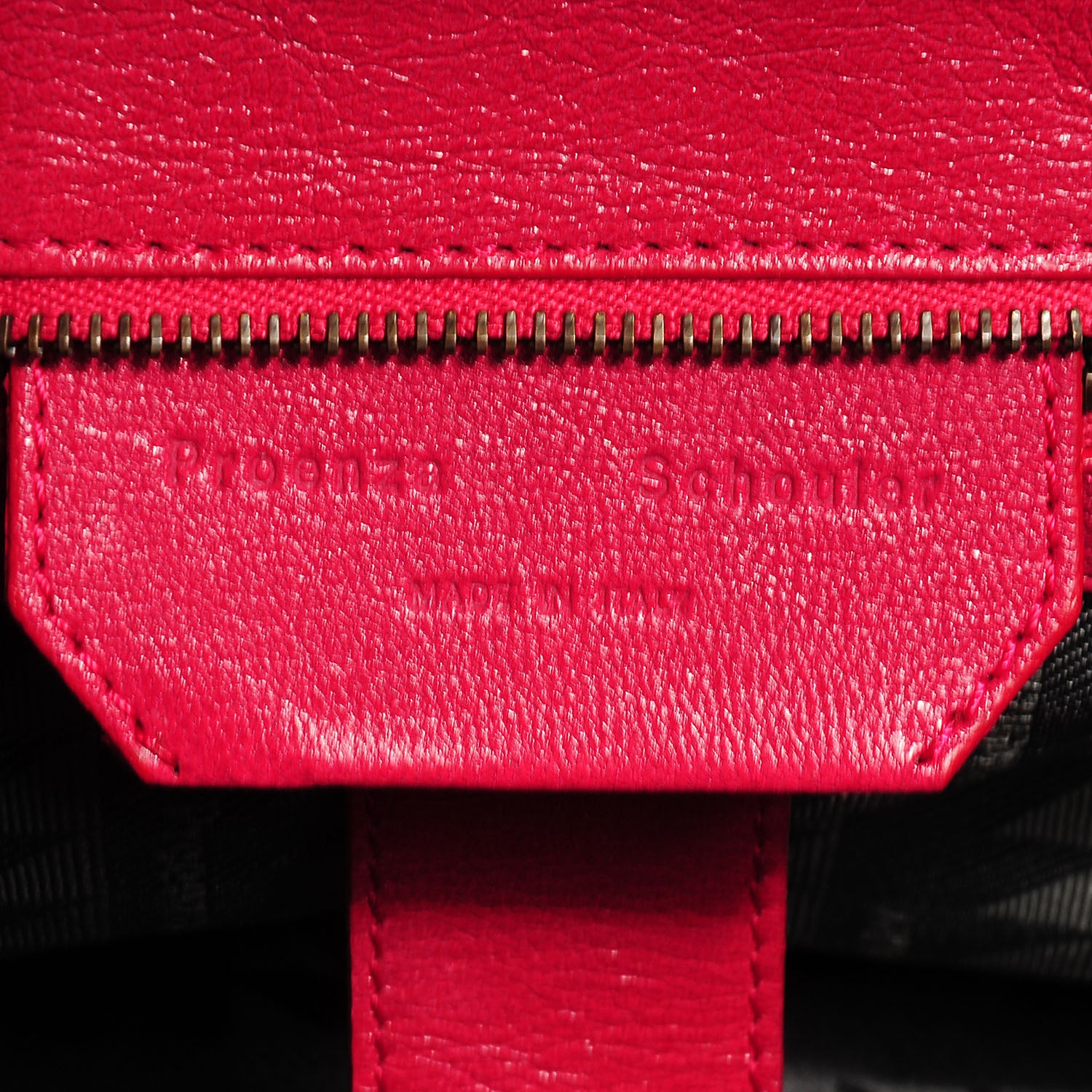 Proenza Schouler Lambskin Medium PS1 Satchel Raspberry 12 of 14