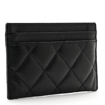 Chanel Caviar CC Card Holder Black 3 of 9