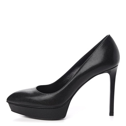 Saint Laurent Grain de Poudre Classic Janis 80 Escarpin Pumps 36 Black 1 of 9