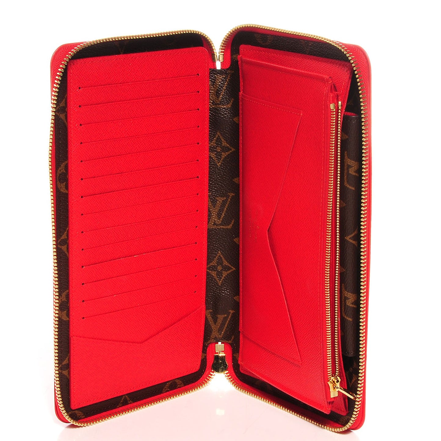 Monogram Daily Organizer Red