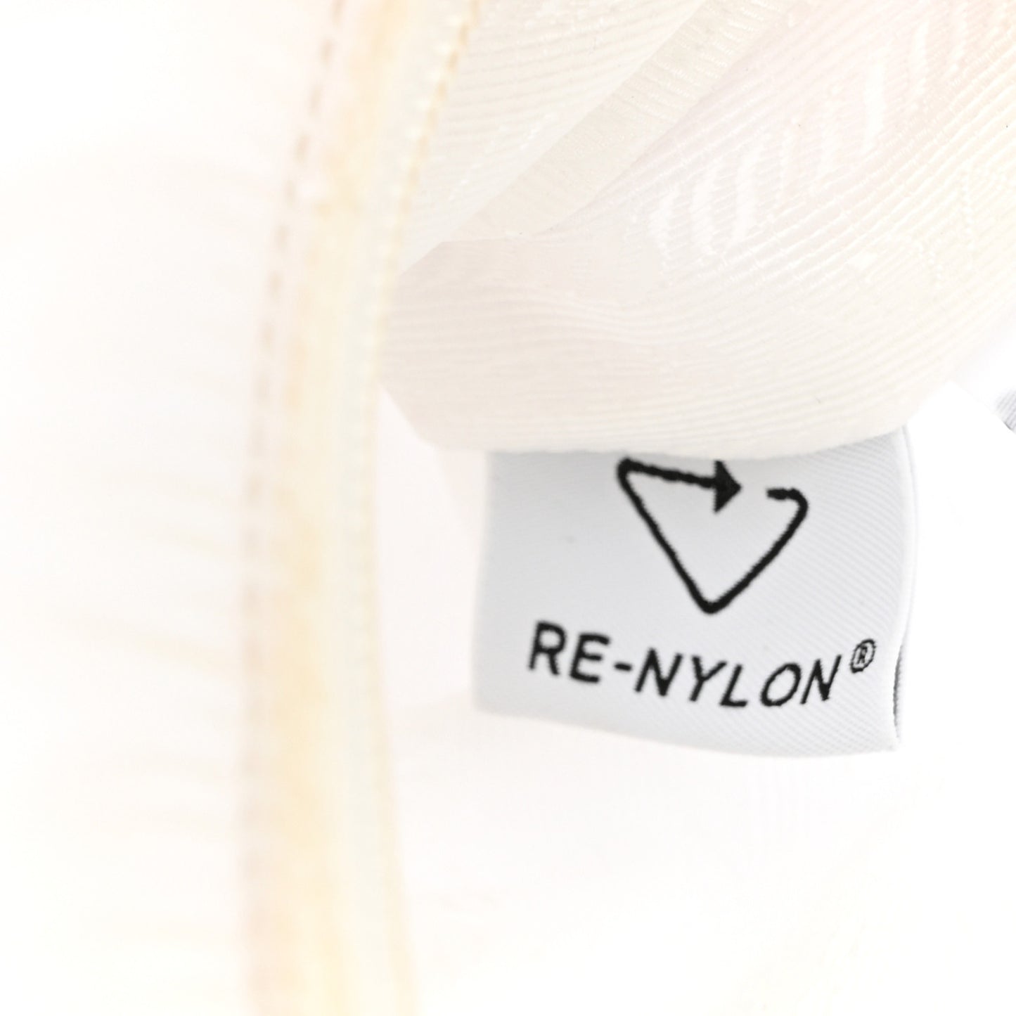 Tessuto Nylon Mini Re-Edition 2000 Bag White