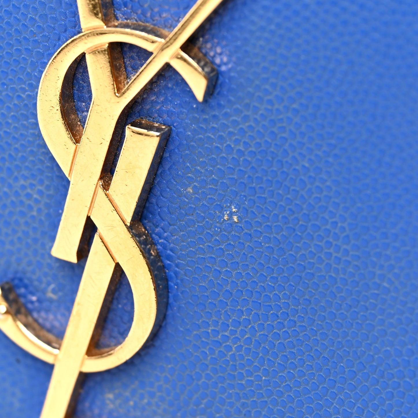 Grain De Poudre Small Classic Monogram Kate Satchel Royal Blue