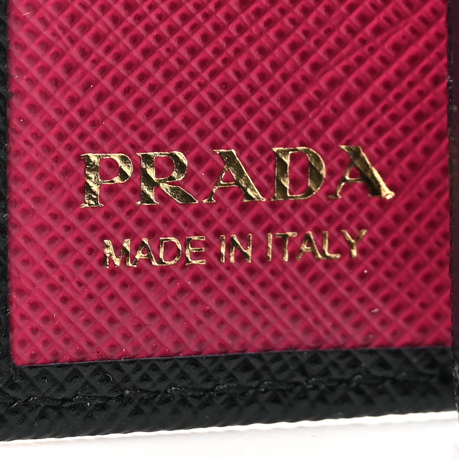 Prada Saffiano Metal 6 Key Holder Black 5 of 6