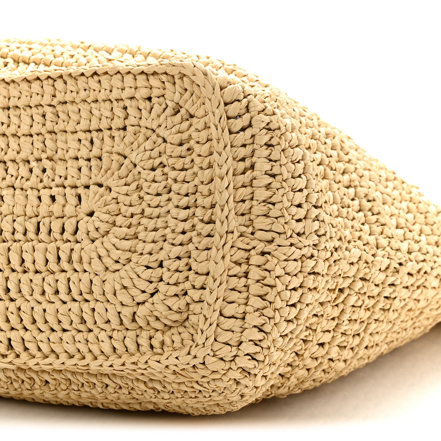 Saint Laurent Raffia Rive Gauche Tote Natural 10 of 10