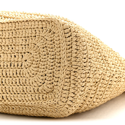 Saint Laurent Raffia Rive Gauche Tote Natural 10 of 10