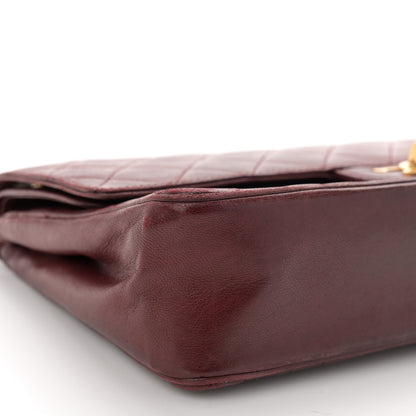 Chanel Lambskin Quilted Medium Double Flap Bijoux Chain Bordeaux 8 of 13