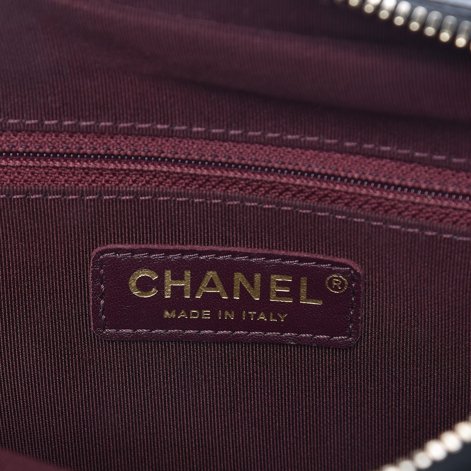 Chanel Calfskin Grosgrain Stitched Button Up Camera Case Black 7 of 13