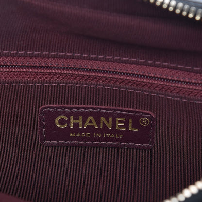 Chanel Calfskin Grosgrain Stitched Button Up Camera Case Black 7 of 13