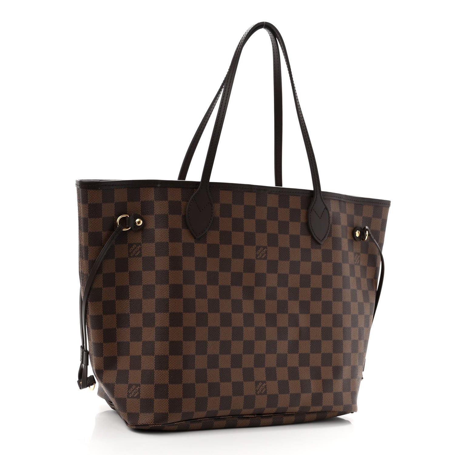 Louis Vuitton Damier Ebene Neo Neverfull MM Rose Ballerine 4 of 12