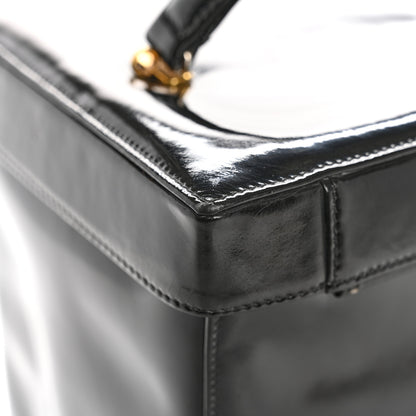 Chanel Patent CC Vanity Cosmetic Case Black 14 of 16