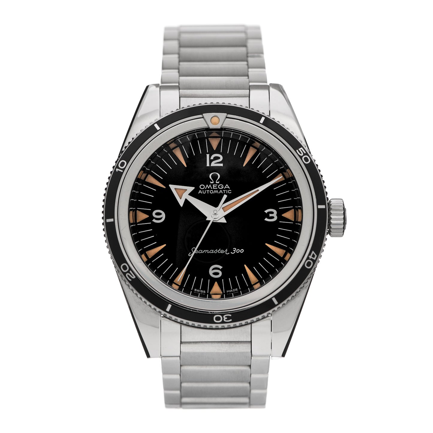 Stainless Steel 39mm Seamaster 1957 Trilogy Limited Edition Automatic Watch Black 234.10.39.20.01.001