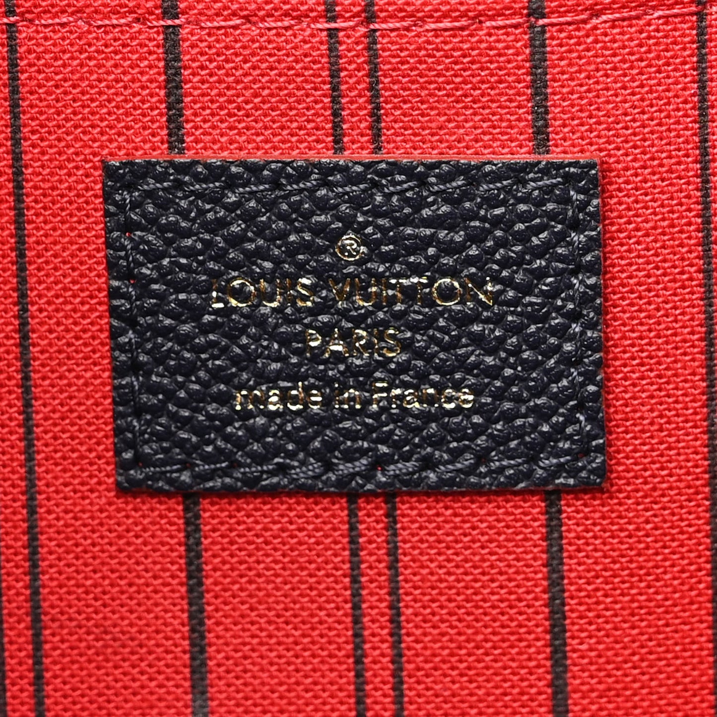 Empreinte Montaigne MM Marine Rouge