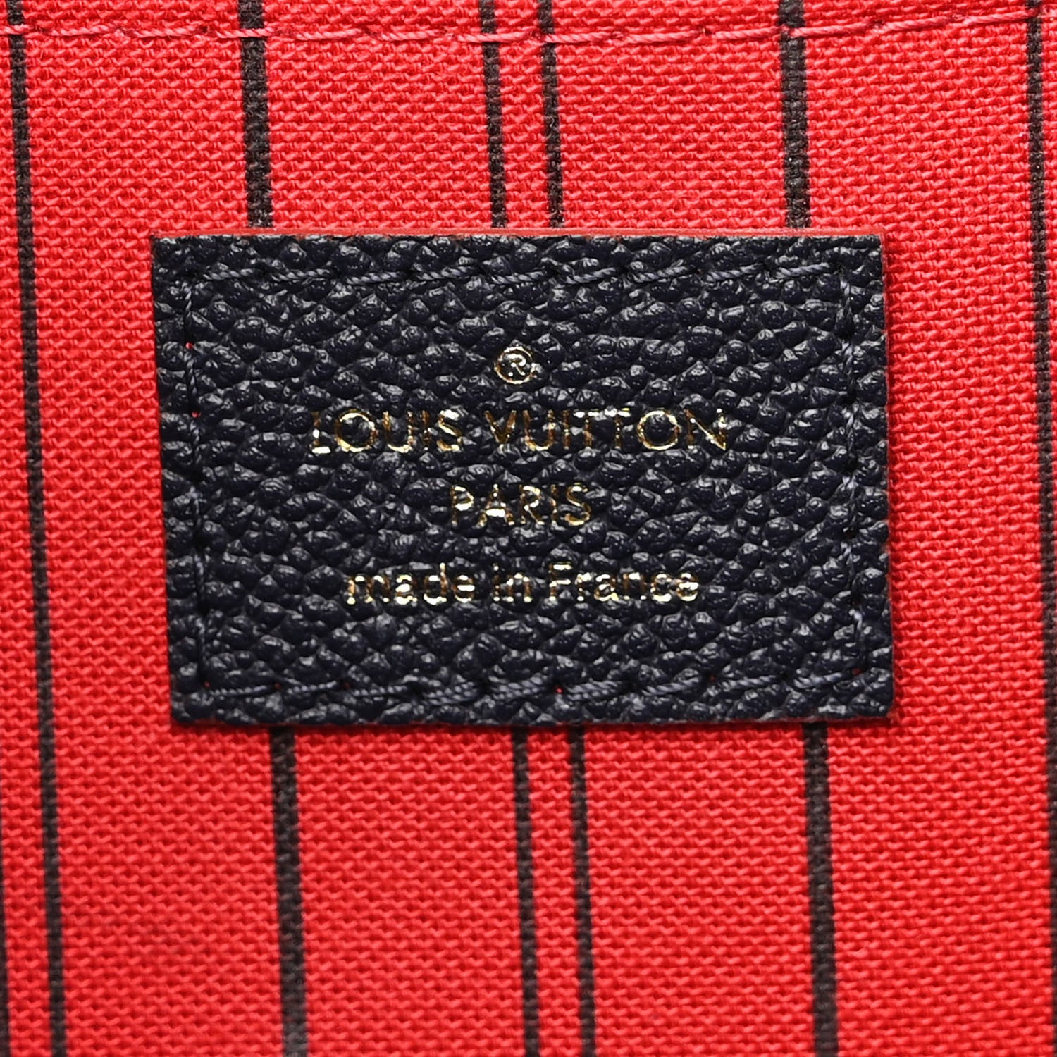 Louis Vuitton Empreinte Montaigne MM Marine Rouge 6 of 9