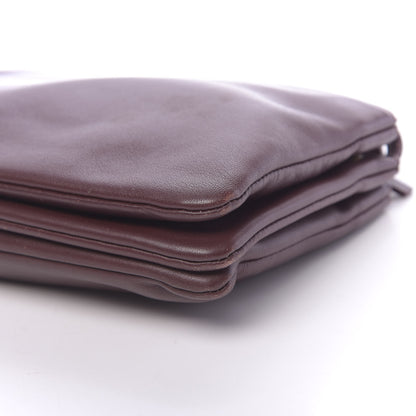 Celine Smooth Lambskin Small Trio Crossbody Bag Burgundy 13 of 17