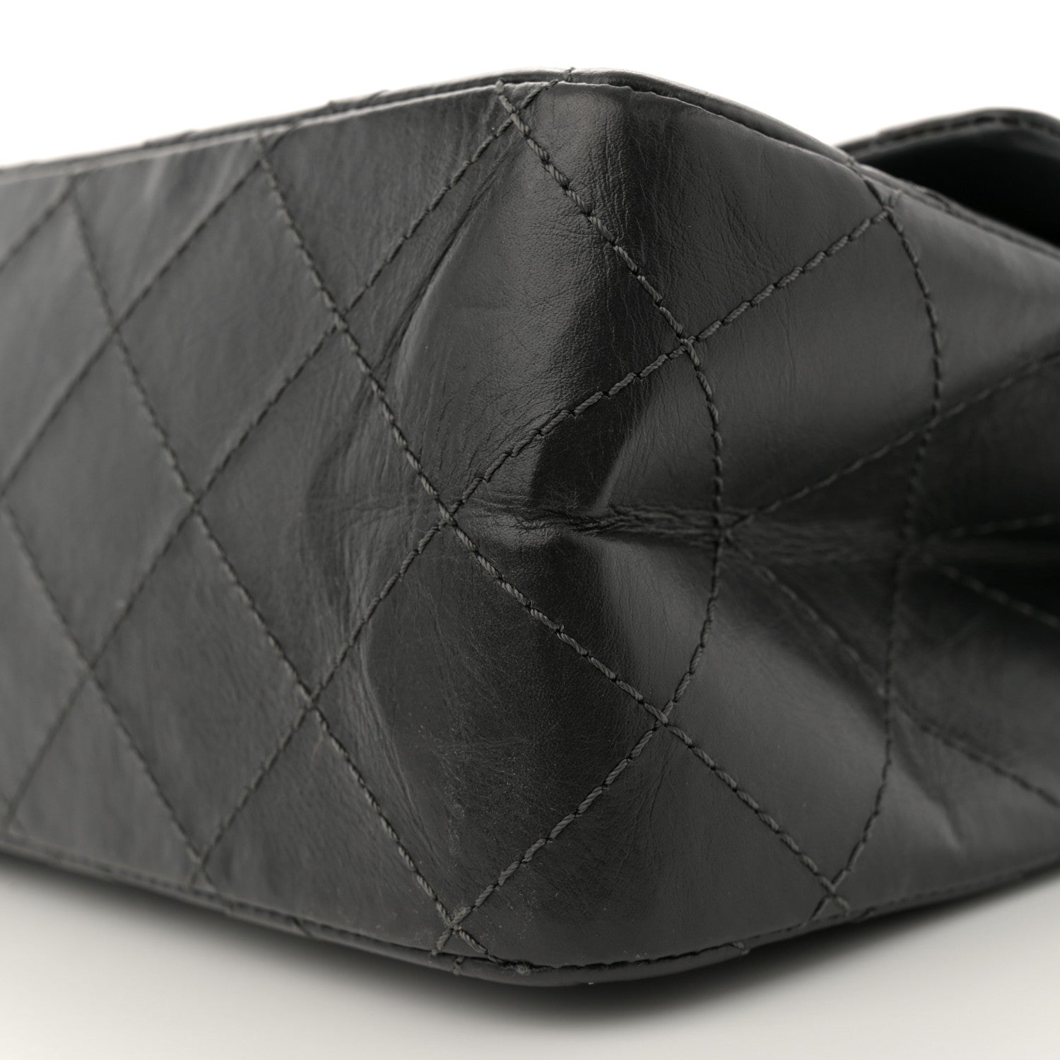 Chanel Aged Calfskin Quilted 2.55 Reissue 227 Flap Dark Grey 10 of 11
