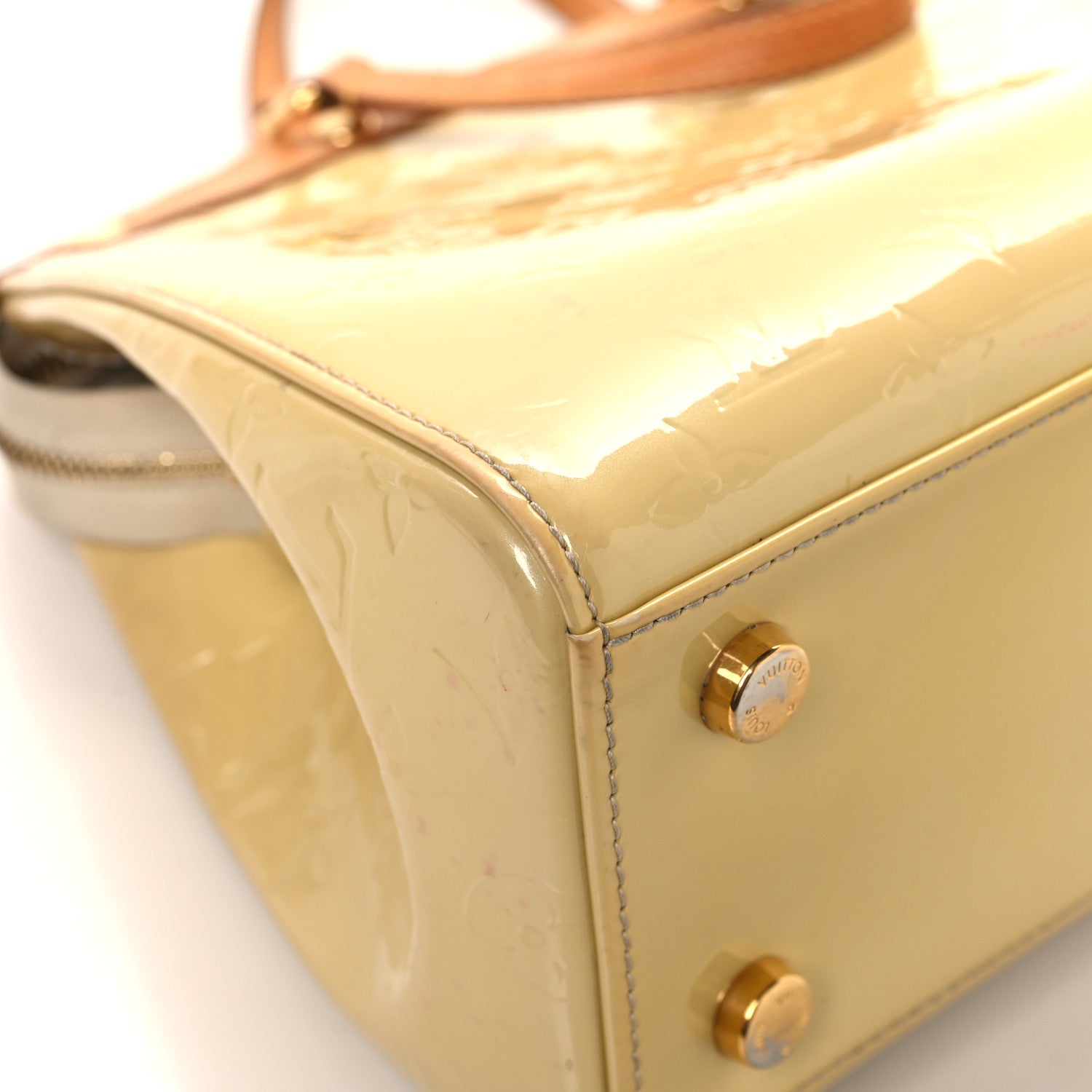 Louis Vuitton Vernis Brea MM Blanc Corail 10 of 11