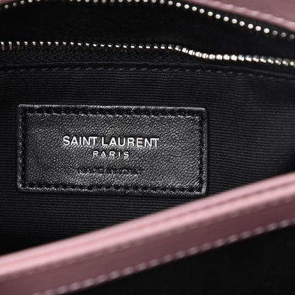 Saint Laurent Calfskin Y Quilted Monogram Toy Loulou Crossbody Bag Tender Pink 6 of 11