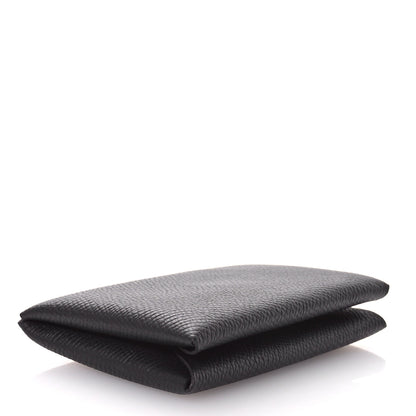 Hermes Epsom Calvi Card Case Black 4 of 7