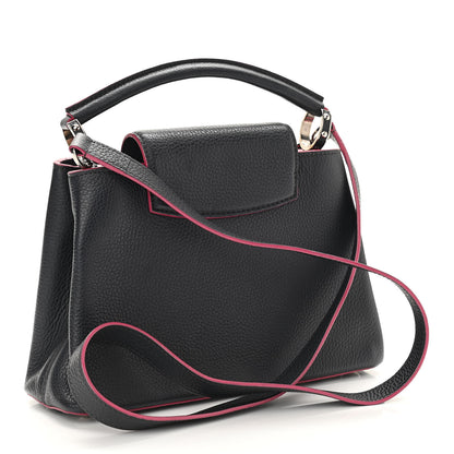 Louis Vuitton Taurillon Capucines PM Black 3 of 12