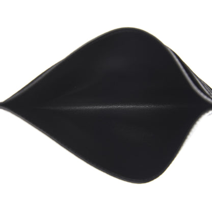 Louis Vuitton Calfskin Felicie Chain Wallet Card Holder Insert Black 4 of 5