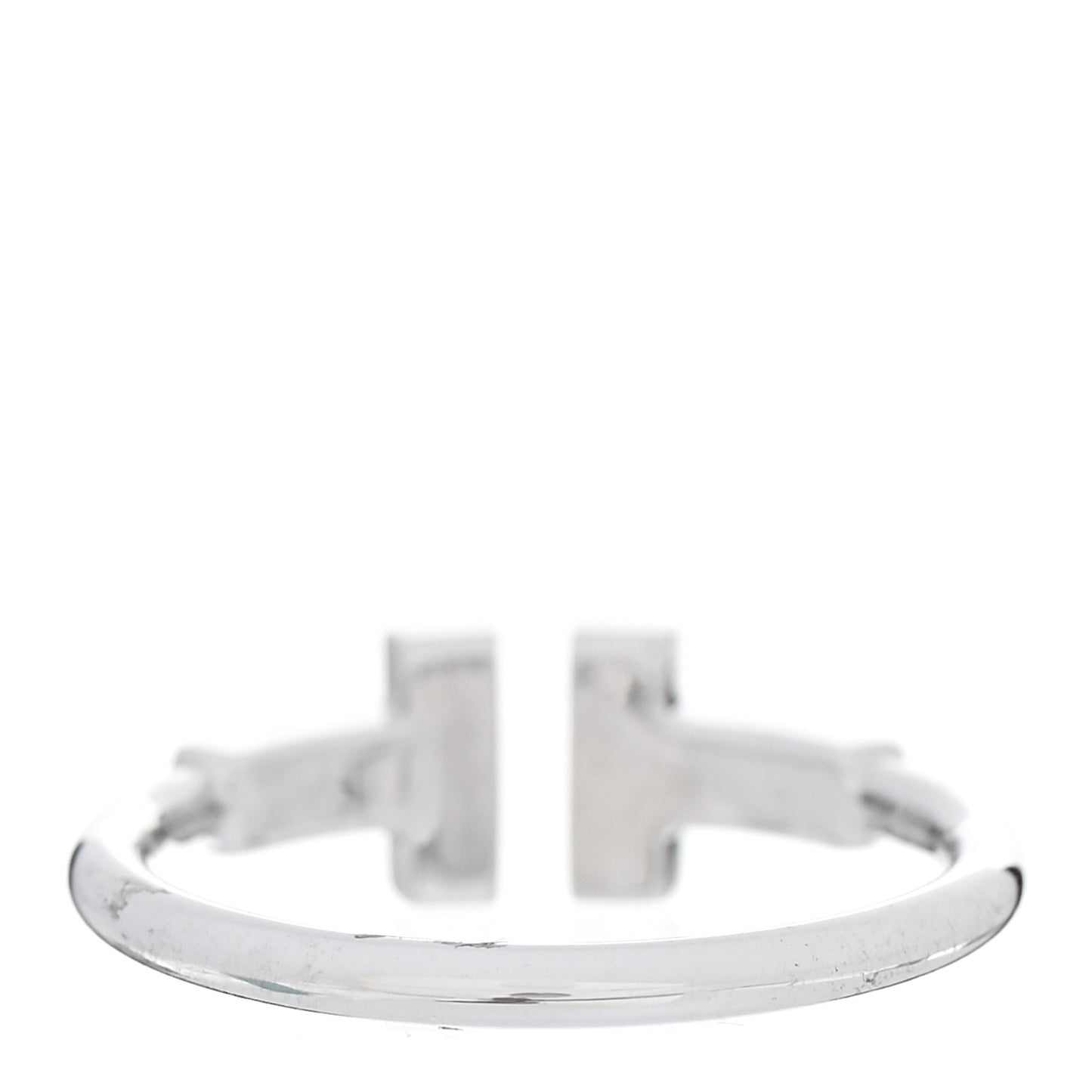 18K White Gold Diamond T Wire Ring 51 5.75