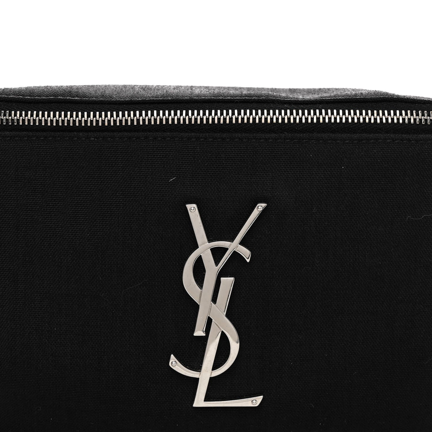 Saint Laurent Canvas Monogram Belt Bag Black 7 of 9