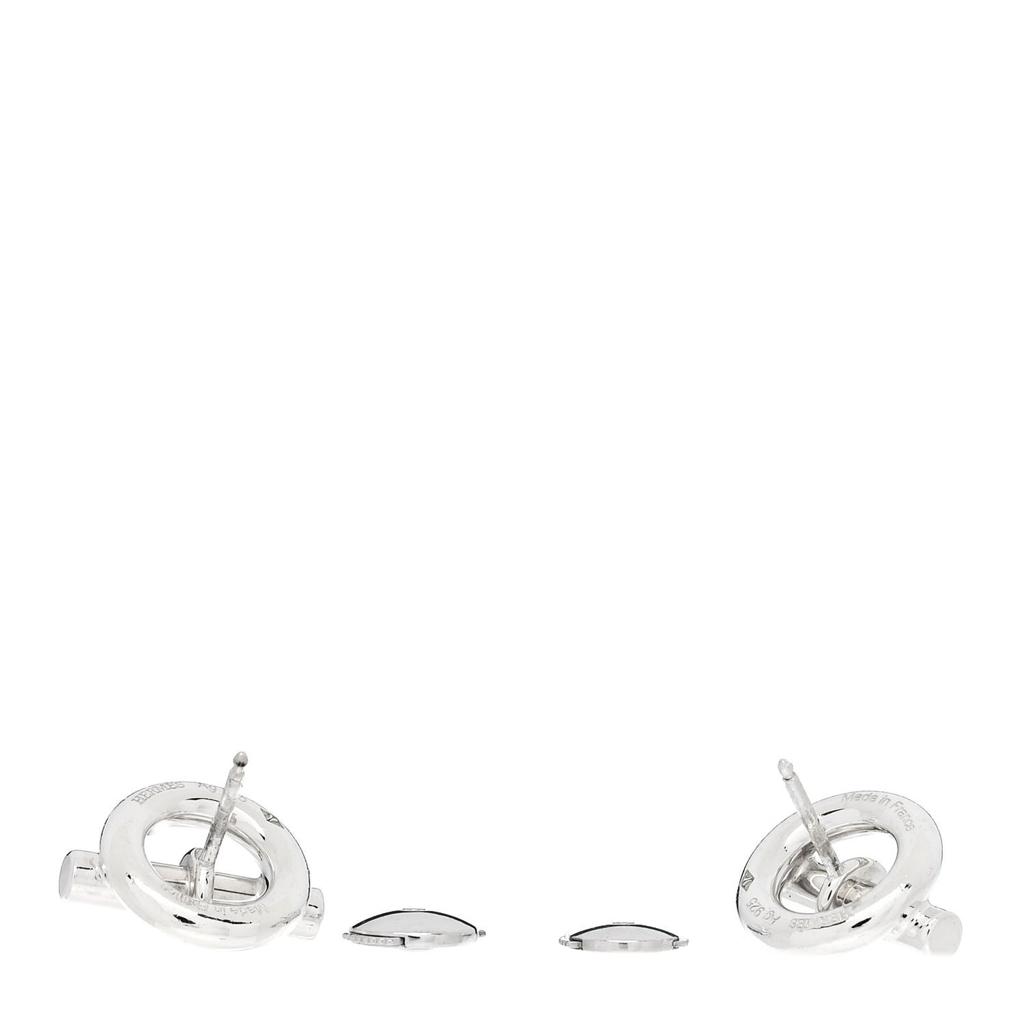 Sterling Silver Mini Chaine D'Ancre Earrings