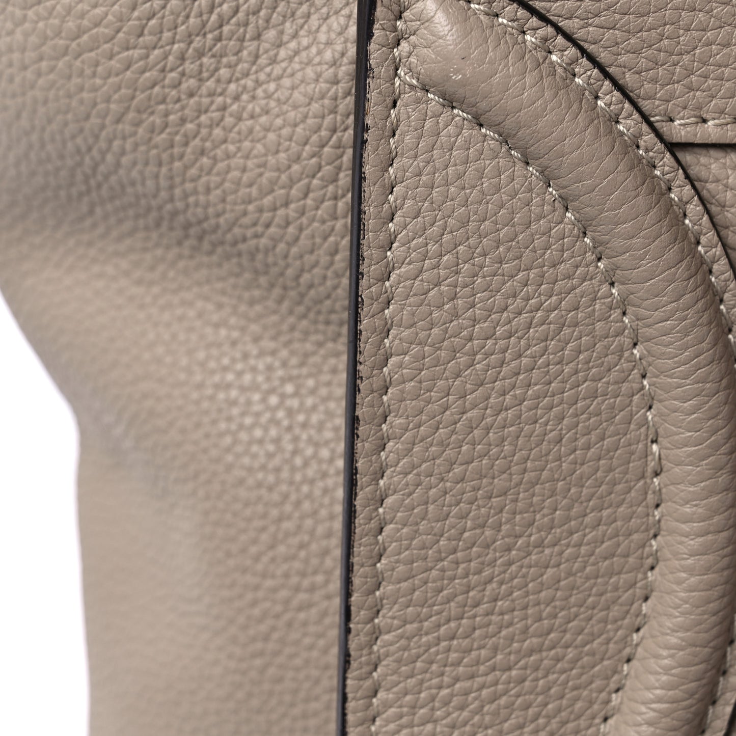 Drummed Calfskin Mini Luggage Souris