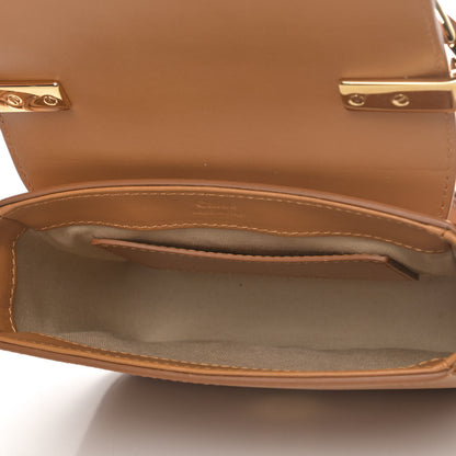 Chloe Shiny Calfskin Suede Mini C Bag Brown 4 of 4