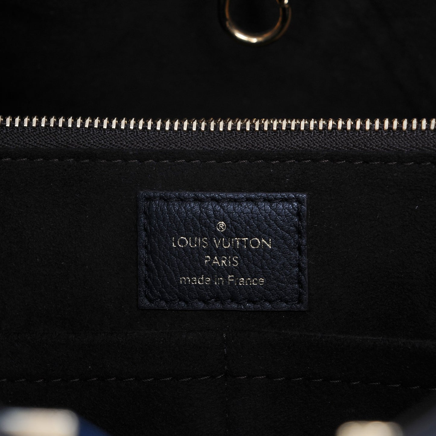 Calfskin Monogram Kimono Tote Black