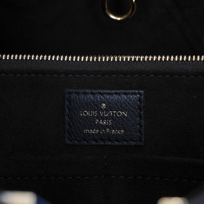 Louis Vuitton Calfskin Monogram Kimono Tote Black 6 of 7