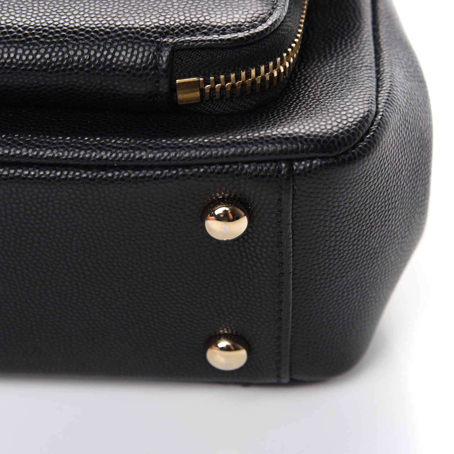 Caviar Quilted Small Business Affinity Flap Black