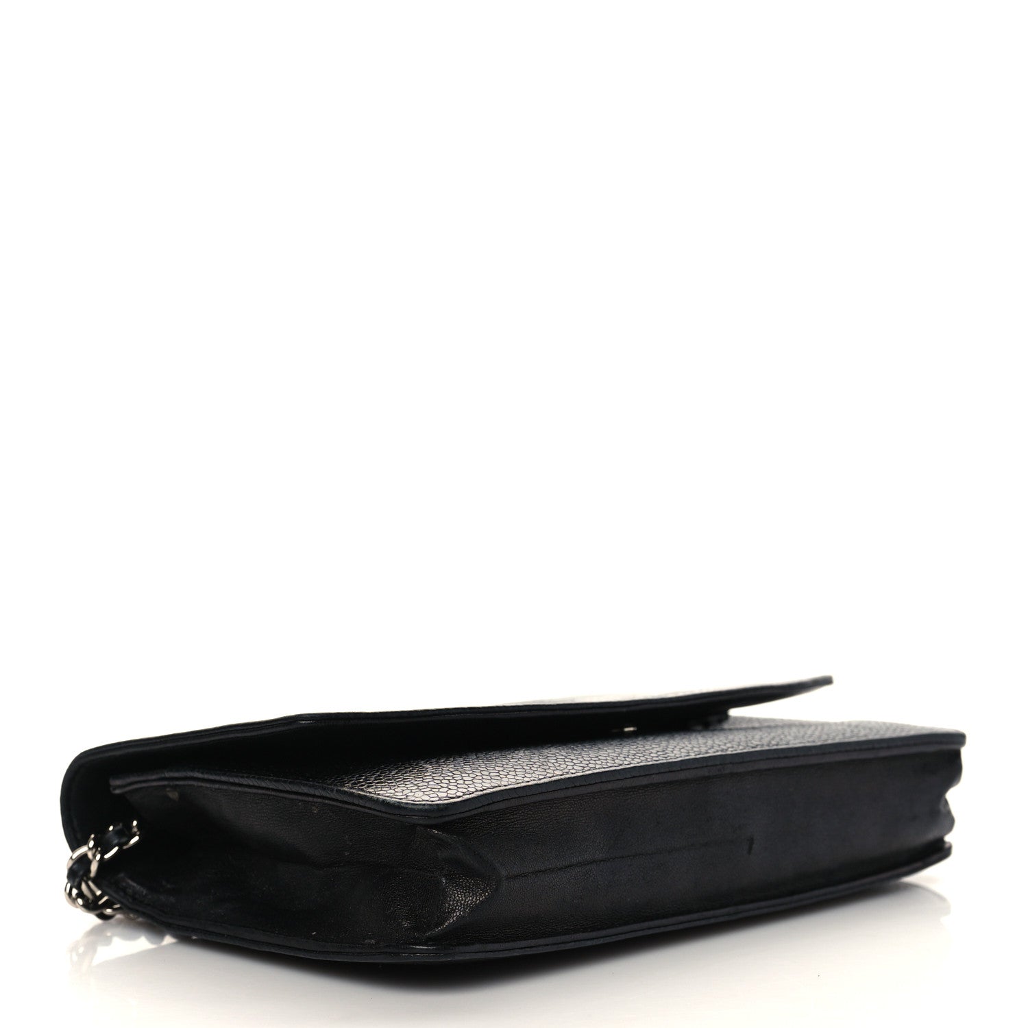 Chanel Caviar Timeless CC Wallet On Chain WOC Black 4 of 11