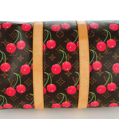 Louis Vuitton Monogram Cerises Keepall 45 5 of 9