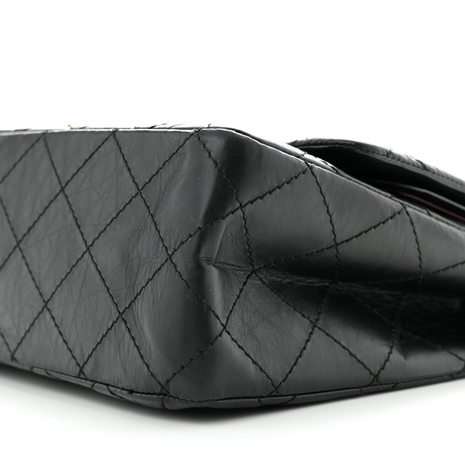 Chanel Aged Calfskin Quilted 2.55 Reissue 227 Flap Black 10 of 12