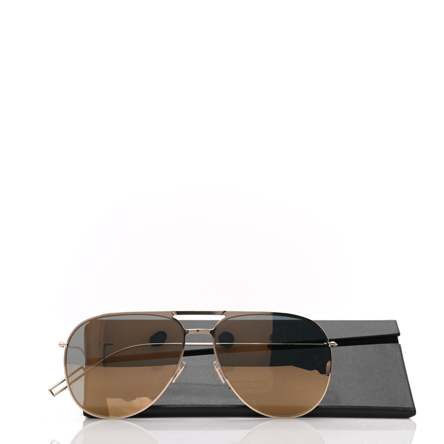 Homme Mens Aviator Sunglasses Gold