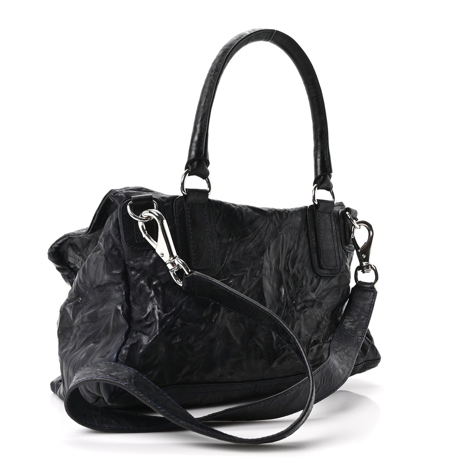 Givenchy Tumbled Sheepskin Medium Pandora Dark Blue 1903006