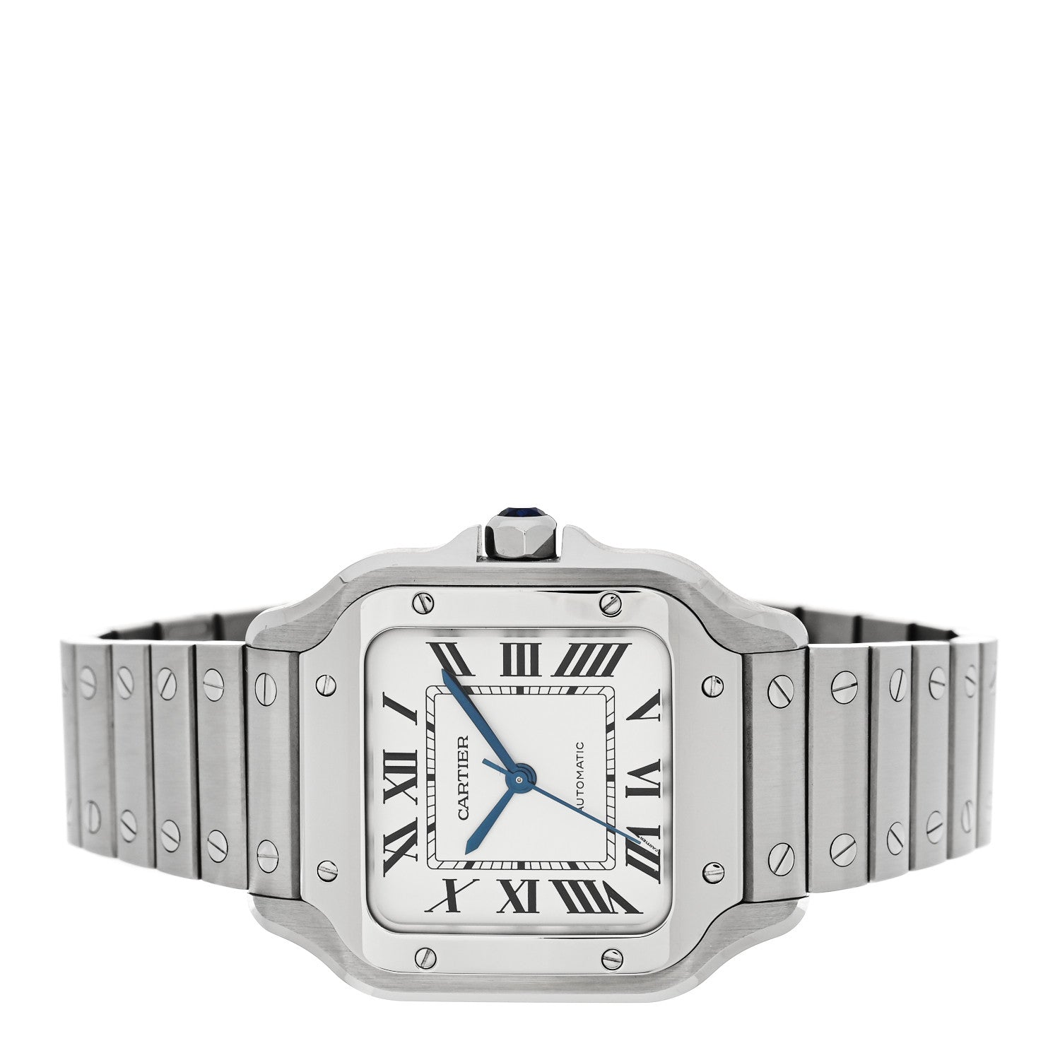 Cartier Stainless Steel 35mm Santos de Cartier Automatic Watch 2 of 5