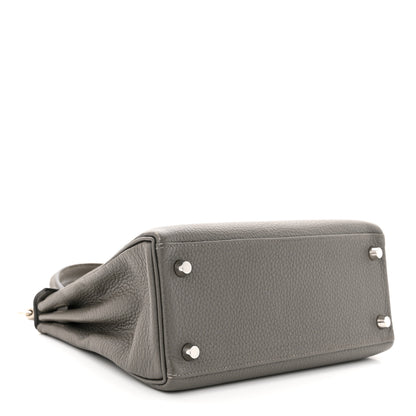 Hermes Togo Kelly Retourne 25 Etain 4 of 12