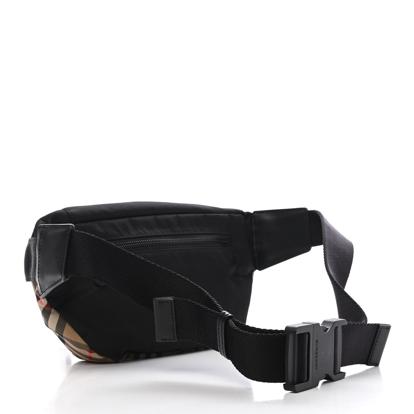 Nylon Vintage Check Sonny Bum Bag Archive Beige Black