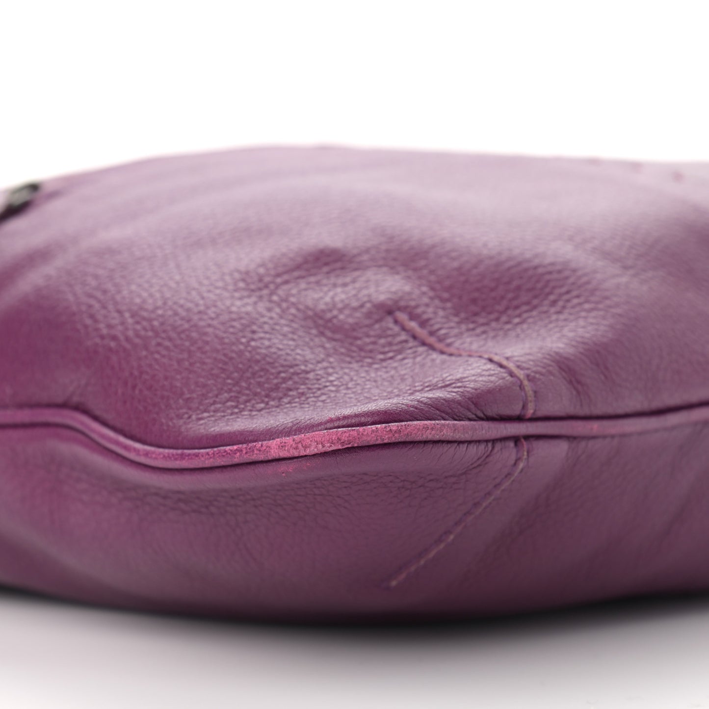 Cervo Deerskin Julie Tote Purple