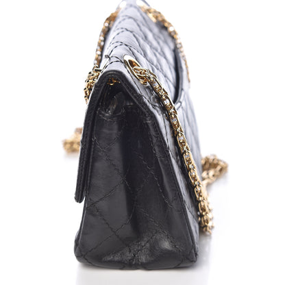 Chanel Aged Calfskin Quilted 2.55 Reissue Mini Flap Black 14 of 16