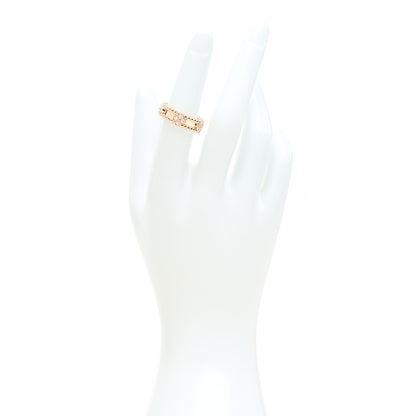 Van Cleef & Arpels 18K Rose Gold Diamond Sweet Perlee Clovers Ring 51 5.75 2 of 5