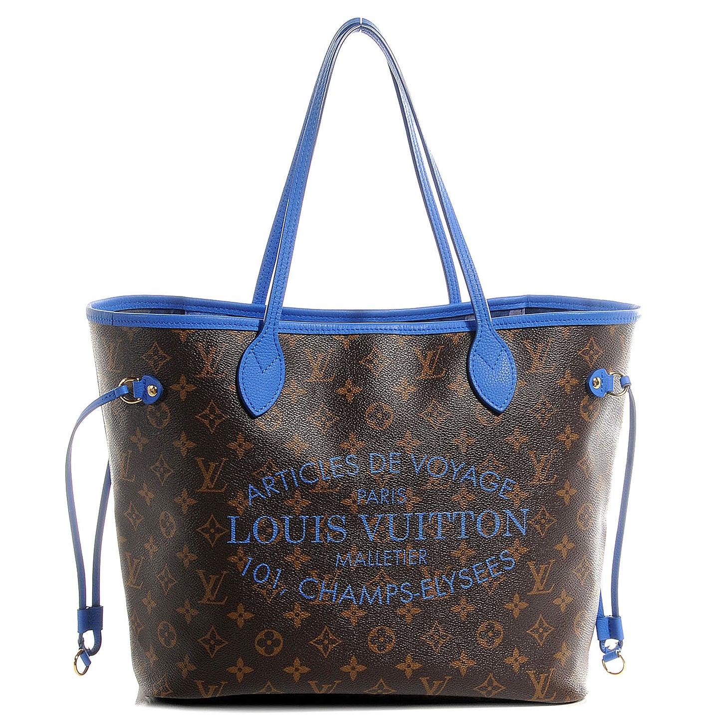 Monogram Articles de Voyage Ikat Neverfull MM Grand Blue