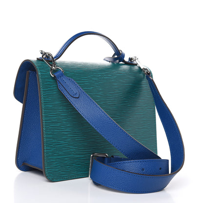 Louis Vuitton Epi Neo Monceau Emerald Green Indigo 3 of 10