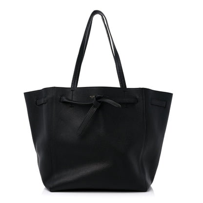 Celine Soft Grained Calfskin Medium Belt Cabas Phantom Black 1 of 11
