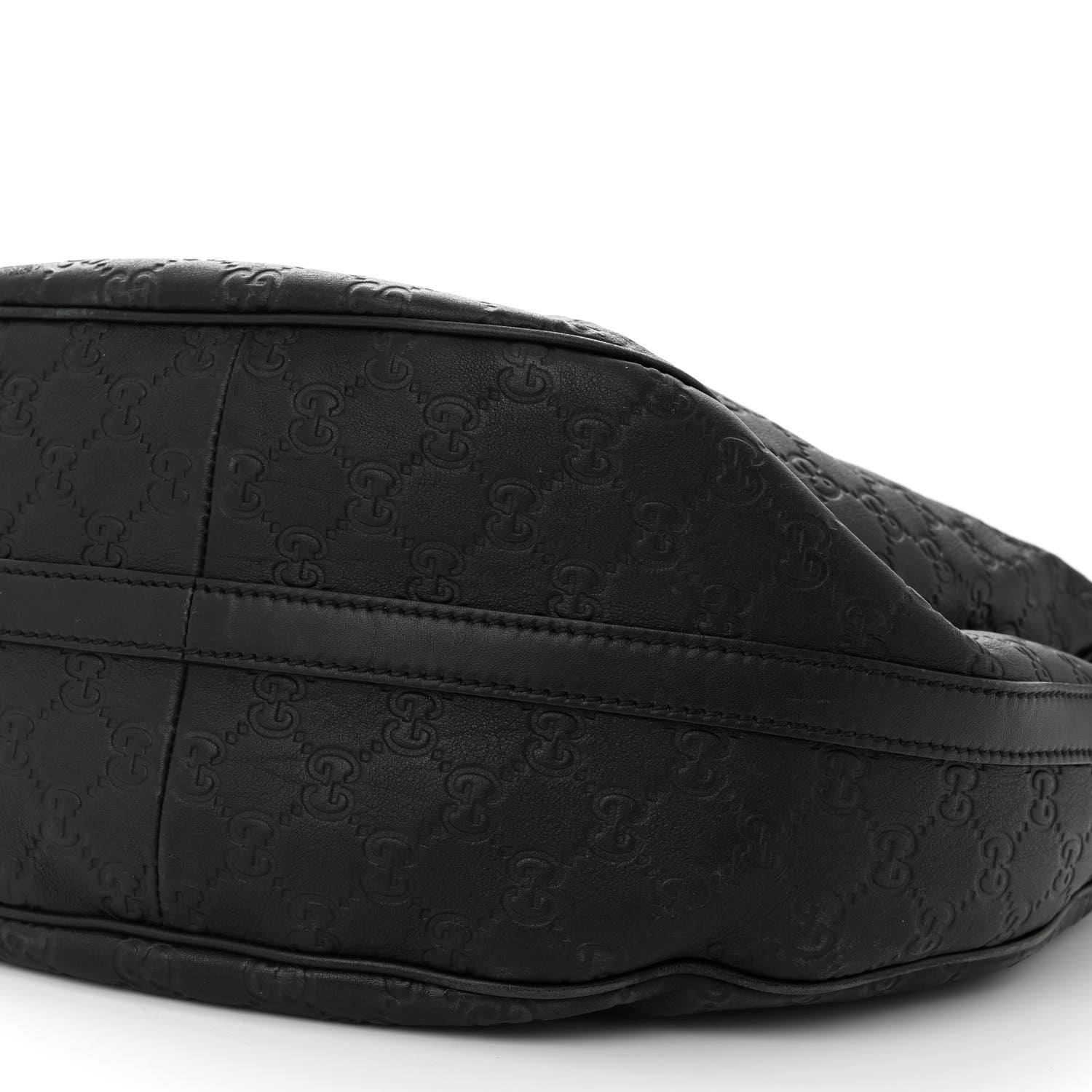 Gucci Guccissima Large GG Twins Hobo Black 10 of 13