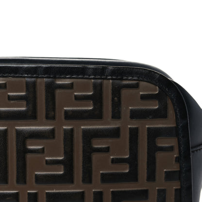 Fendi Vitello Century F is Fendi Bi-Color FF 1974 Embossed Camera Case Maya Black 8 of 11